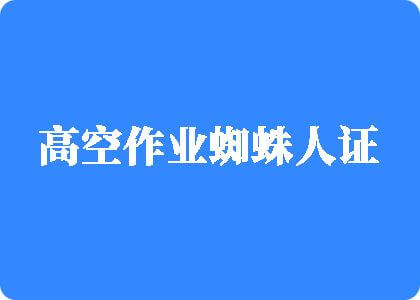 操大B免费直播视频高空作业蜘蛛人证